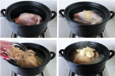 冬季养生汤：苹果鸡汤