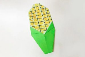折纸手工简单玉米