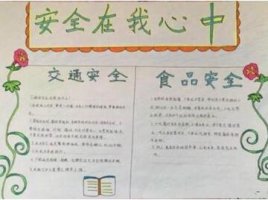 小学生安全教育手抄报内容图片