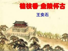 王安石桂枝香金陵怀古带拼音版 翻译及赏析