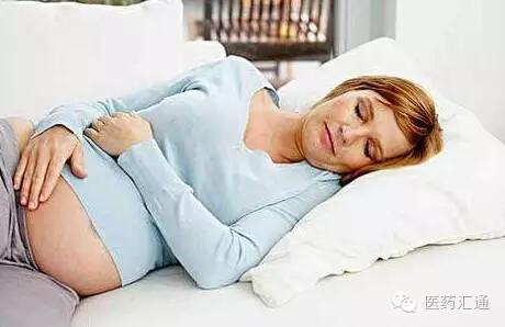 孕妇的正确睡姿图