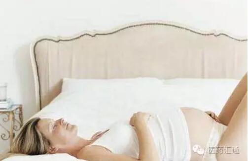 孕妇的正确睡姿图