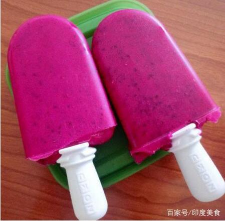 火龙果芒果酸奶冰棒