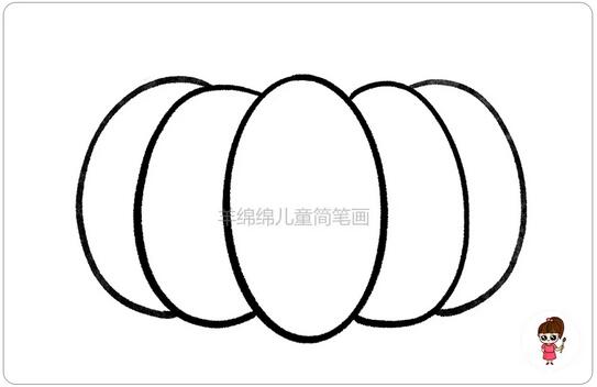 南瓜简笔画教程图片
