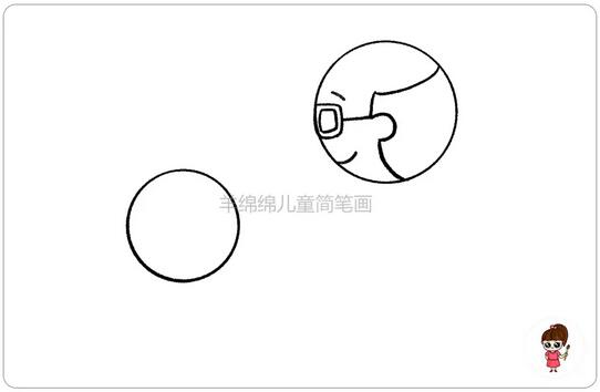 学画重阳节敬老简笔画