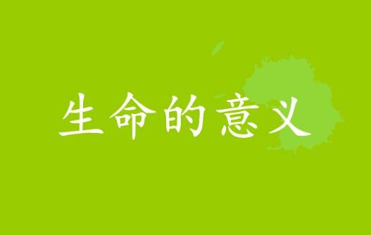 生命的意义作文600字