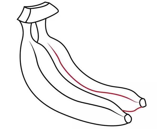 水果香蕉简笔画教程图片