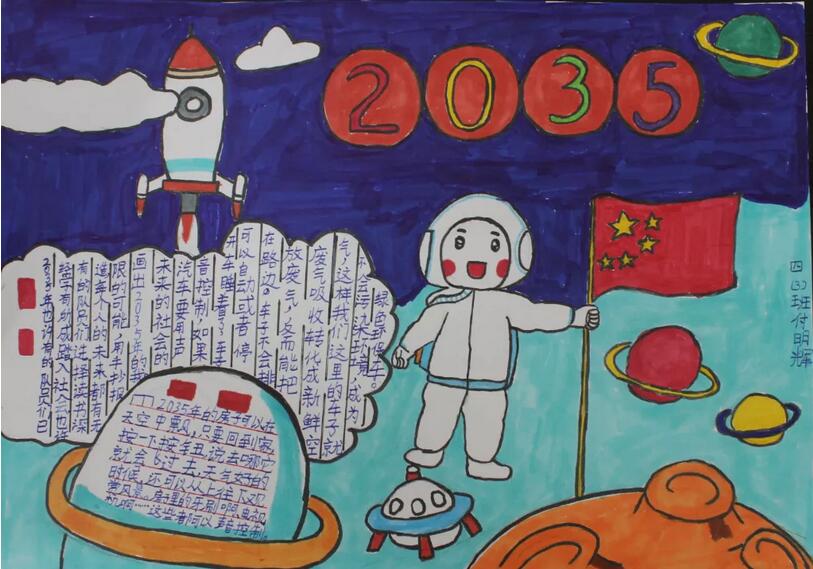 未来2035年的祖国手抄报图片大全