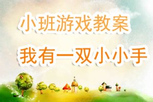 幼儿园小班游戏教案《我有一双小小手》