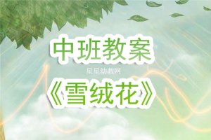 幼儿园中班《雪绒花》音乐教案