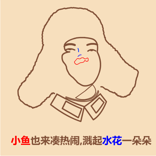 雷锋头像简笔画怎么画步骤图片