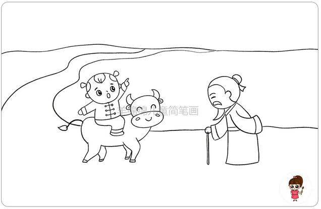 《清明》古诗配画