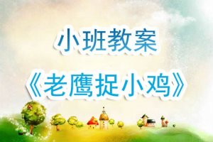 幼儿园小班教案《老鹰捉小鸡》含反思