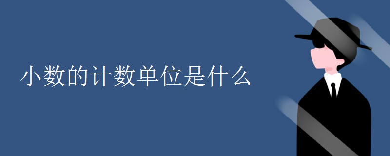 小数的计数单位是什么