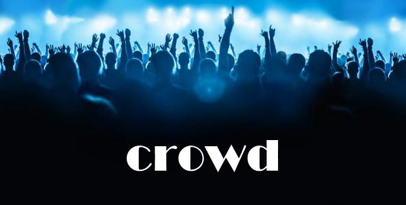 拥挤的英文单词 crowd怎么读