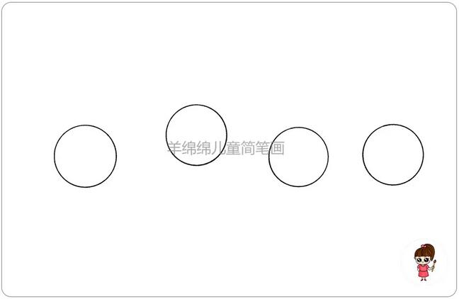 六一儿童节简笔画，祝小朋友们节日快乐