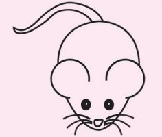 卡通小老鼠简笔画图片大全可爱(28p)
