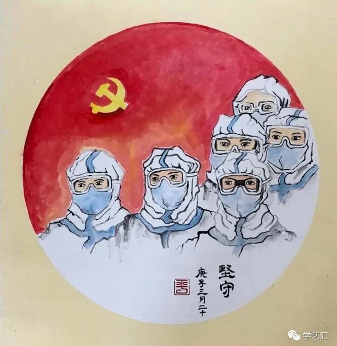 建党100周年主题儿童绘画作品