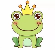 青蛙王子简笔​画步骤图解