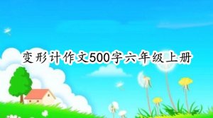 变形计作文500字六年级上册（7篇）