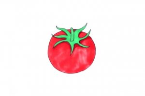 蔬菜西红柿简笔画怎么画图片