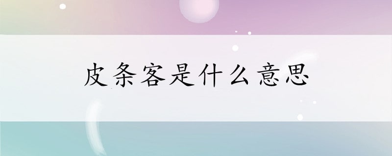 皮条客是什么意思