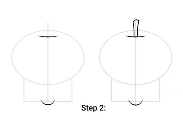 苹果简笔画简单画法