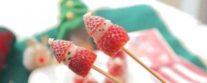 草莓山药圣诞雪人的做法