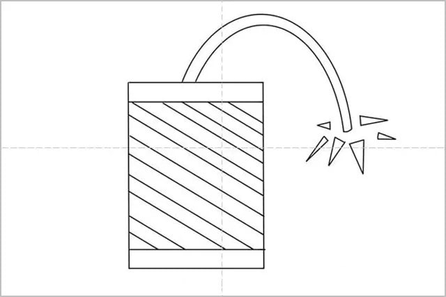 春节鞭炮简笔画怎么画简单图片