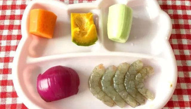 鲜虾南瓜焗饭的做法